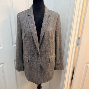 H&M Women’s Tweed Blazer Jacket – Size M